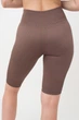 Женские велосипедки в рубчик Giulia TRACKS RIB one size Brown-deep taupe, легинсы, спортивные - изображение 5