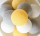 Гирлянда тайские фонарики CBL Yellow-Grey CBL 20 шариков, 2.5 м - изображение 2