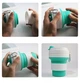 Складний кухоль 350 мл, eco cup з карабіном, рожевий - зображення 4