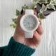 Женские силиконовые часы-конструктор actimer, белый ремешок, циферблат White time - изображение 1