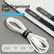 Стяжка для кабелів Vention Hook & Loop Cable Tie 120мм x 12мм Black (KANB0) (KANB0) - зображення 3