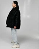 Жіноча куртка з поясом X-Woyz LS-8881-81 L чорний - изображение 5