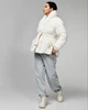 Жіноча куртка з поясом X-Woyz LS-8881-31 L молочний - изображение 3