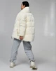 Зимова куртка жіноча з поясом X-Woyz LS-8881-3 55583 L молочний - зображення 8