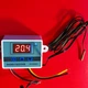 Терморегулятор XH-W3002 на 220В с цифровой настройкой на 220В, (-50...+110°C), с влагозащищенным датчиком - изображение 1