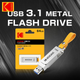 Флешка KODAK K133 USB3.1 Metal flash 64 GB - изображение 2