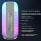 Бездротова мінірозумна смарт-колонка 4в1 з блютузом Bluetooth Conch Music Light, 256 режимів освітлення - зображення 7