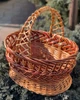 Пасхальная корзина из лозы Коричневая - изображение 3