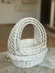 Корзина из белой лозы 3 шт. - изображение 1