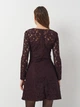 Сукня міні осіння жіноча H&M 0664929_02 32 Бордова (KZ2000000682976_LD2000000682976_KAY2000000682976) - зображення 3