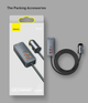 Автомобильное зарядное устройство Baseus Share Together 120W PD+QC3.0 PPS 2xUSB-C+2xUSB-A Grey - изображение 10