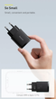 Сетевое зарядное устройство Baseus Compact Quick Charger 20W (USB-A + USB-C) QC PD Black - изображение 4