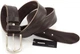 Мужской ремень из итальянской кожи с винтажной пряжкой Gherardini 40746-GH-brown Коричневый - изображение 4