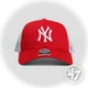 Кепка (тракер) 47 Brand New York Yankees (B-BRANS17CTP-RD) червоно-білий - зображення 3