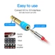 Адаптер Vention 6.35mm Male to 3.5mm Female Audio Adapter Blue Aluminum Alloy Type (VAB-S01-L) (VAB-S01-L) - зображення 3