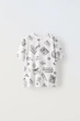 Белая летняя футболка для девочек ZARA 9-10 лет 140 см - изображение 1