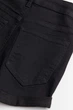 Шорты мини джинсовые с отворотами для женщины H&M 0816423-001 40(M) Черный - изображение 3