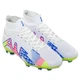 Бутси футбольні з носком Zelart Zoom Run 220918B-1 розмір 40 White-Pink-Blue - зображення 3