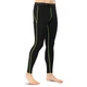 Тайтсы мужские компрессионные Zelart Fit J01K размер M (160-165 см) Black-Green - изображение 2