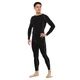 Тайтсы мужские компрессионные Zelart Fit J01K размер 3XL (180-185 см) Black-Grey - изображение 7