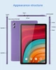 Планшет 10.1" Full HD TYD 109 Pro 8/128Gb 4G 2-SIM 8 ядер Android 12 8000 mAh Фіолетовий Factory Recertified g2 - зображення 3