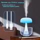 Ночник 3D аромадифузор Гриб с эффектом дождя Белый шум, Светильник 7 цветов Ультразвуковой диффузор Дождевое облако кабеля TYPE-C Rein Cloud Steep - изображение 8