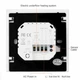 Терморегулятор программируемый In-Therm PT002 - черный, сенсорный программатор для теплого пола - изображение 3