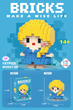 Детский конструктор для девочек Frozen Elsa Холодное сердце Эльза мини блоки 187 деталей голубой (AN)31688 - изображение 1