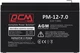 Акумуляторна батарея Powercom 12V 7Ah AGM (PM1270AGM) - зображення 1