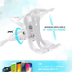 Гнучкий тримач для телефону з прищіпкою VHG IVY 85 см Flexible Mobile Holder White - зображення 6