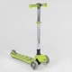 Детский самокат Best Scooter BS-46987 Салатовый со складной конструкцией и подсветкой колес - изображение 1