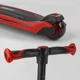 Дитячий самокат Best Scooter JS-10711 Чорний / Червоний з сидінням та підсвічуванням коліс - зображення 7