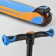 Детский трехколесный самокат Best Scooter JS-30918 Голубой / Желтый с сиденьем и тормозом - изображение 7
