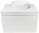 Тумба подвесная ADAMANT Astra W 70 с умывальником Arena White - изображение 3