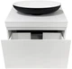 Тумба подвесная ADAMANT Astra W 70 с умывальником Andere New Black Matte/White Glossy - изображение 4