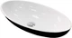 Тумба подвесная ADAMANT Astra W 70 с умывальником Andere New Black Matte/White Glossy - изображение 10