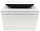 Тумба подвесная ADAMANT Astra W 70 с умывальником Lower New Black Matte/White Glossy - изображение 3