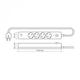 Сетевой удлинитель VIDEX ONCORD з/з 4п 3м (3x1.5мм) 3.4А USB(QC3.0) +USB-C(PD18W) с кнопкой Black - изображение 8