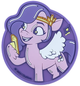 Бейдж на липучці Kite My Little Pony Фіолетовий (LP24-3011-1) - зображення 2