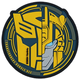 Бейдж на липучці Kite Transformers Жовто-зелений (TF24-3011-1) - зображення 2