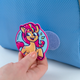 Бейдж на липучці Kite My Little Pony Рожево-блакитний (LP24-3011-2) - зображення 4