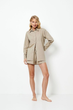 Домашній костюм (сорочка + шорти) Aruelle Cleo set short M Світло-коричневий (5905616145730) - зображення 2