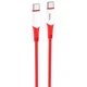 Дата кабель Hoco X70 Ferry Type-C to Type-C 60W (1m) Красный - изображение 1