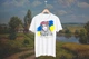 Футболка женская белая TiBi print "Лесная Мавка" L - изображение 1