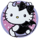 Бейдж на липучці Kite Hello Kitty Рожево-чорний (HK24-3011-4) - зображення 2