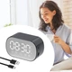 Настільна портативна колонка S15 Bluetooth з будильником та FM радіо Black - зображення 7