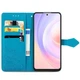 Кожаный чехол-книжка Epik Art Case с визитницей для Xiaomi Redmi Note 8T Синий - изображение 4