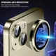 Защитное стекло Epik Metal Classic на камеру (в упак.) для Apple iPhone 15 (6.1") / 15 Plus (6.7") Золотой / Gold - изображение 4