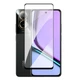 Защитное стекло LUX для Realme C67 (RMX3890) полная проклейка черный - изображение 1