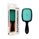 Расческа Janeke SUPER BRUSH Чёрная с бирюзовым 8006060654773 - изображение 2